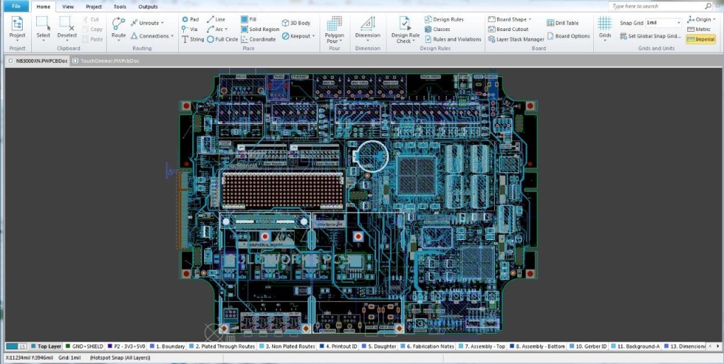 SOLIDWORKS-PCB-2D-LAYOUT-VIEW