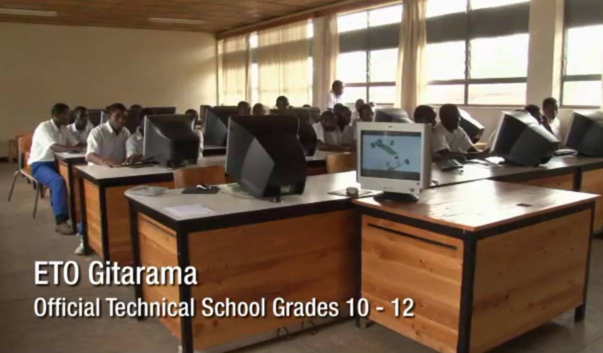 The DS SOLIDWORKS lab at Nyanza Technical School, formerly ETO Gitarama. (Image courtesy of DS SOLIDWORKS.)